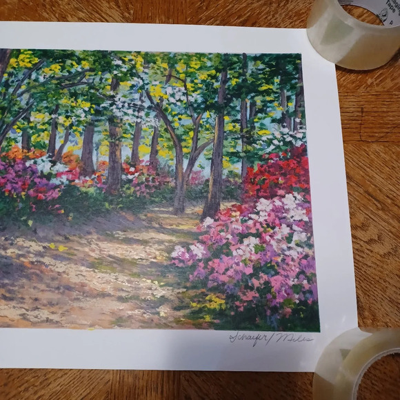 SCHAEFER MILES SIGNED AND NUMBERED ART WORK LOT OF 3 PAINTING/PRINTS 1 LARGE 2 S - Picture 14 of 16